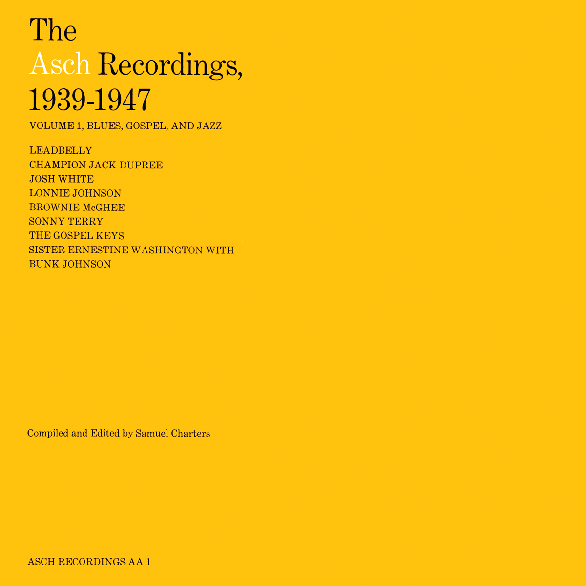 ASCH RECORDINGS 1939-47 / VAR