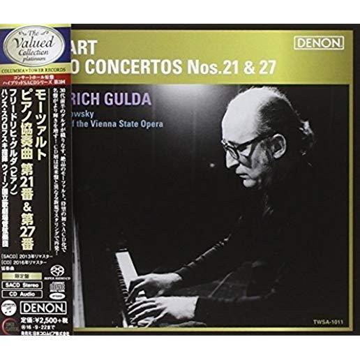 MOZART: PIANO CONCERTOS 21&27 (LTD) (JPN)