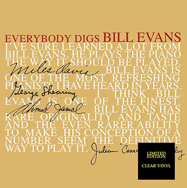 EVERYBODY DIGS BILL EVANS