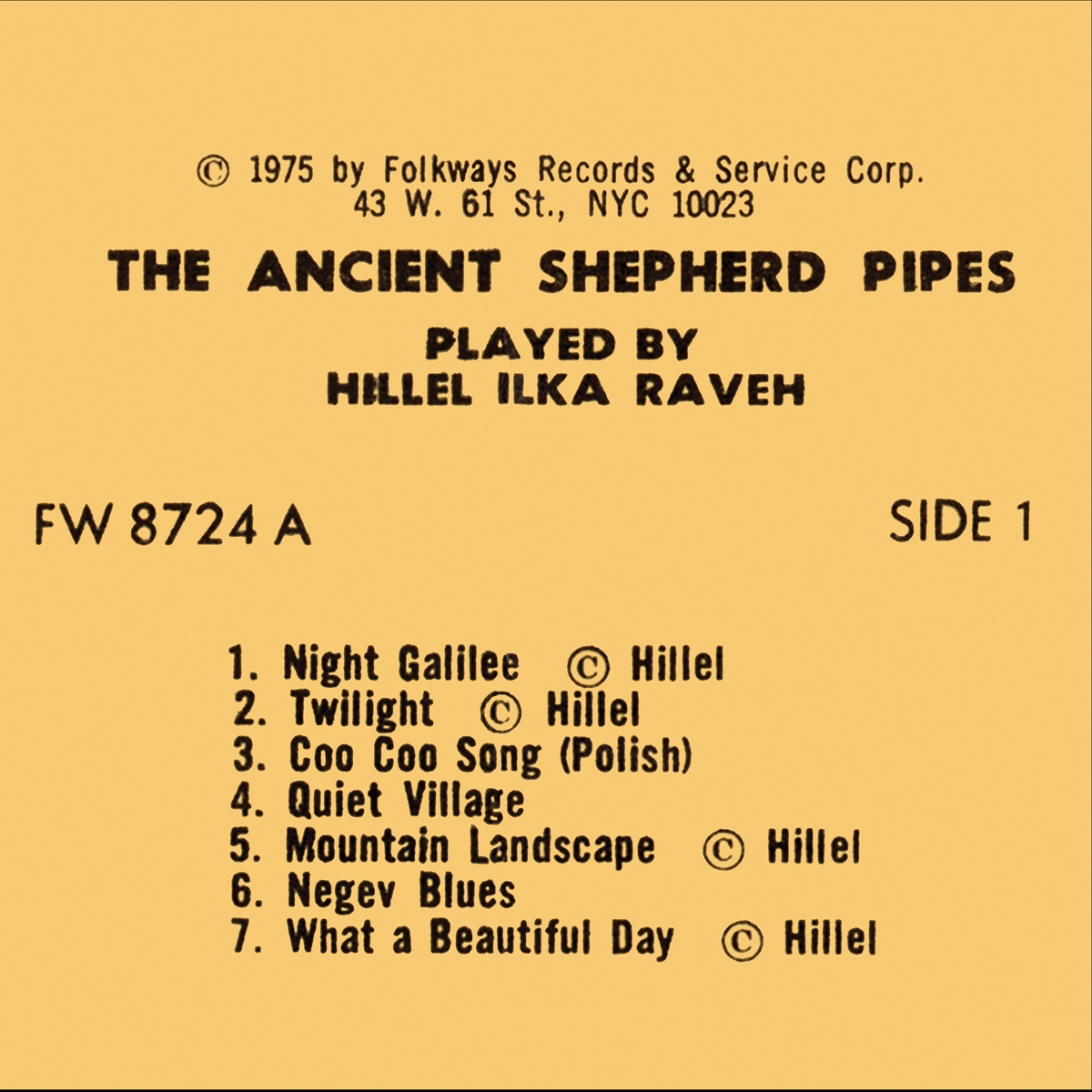 THE ANCIENT SHEPHERD PIPES