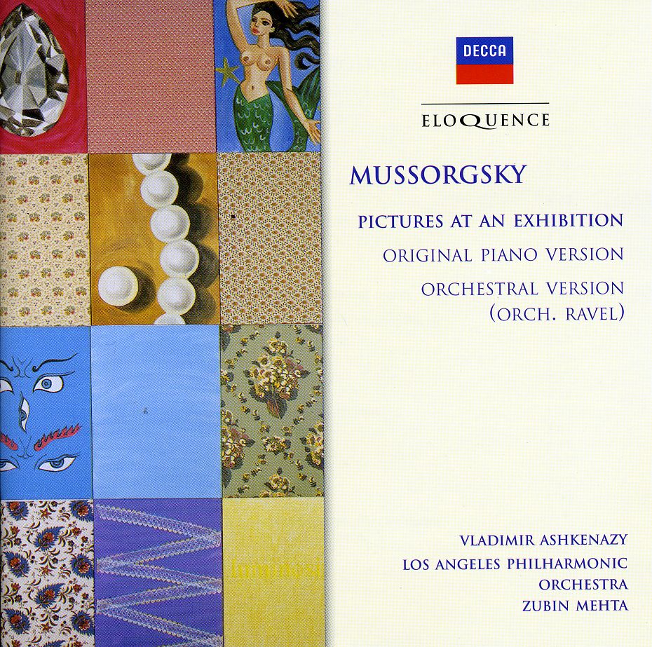 MUSSORGSKY: PICTURES AT AN EXHIBITION (PNO & ORCH)