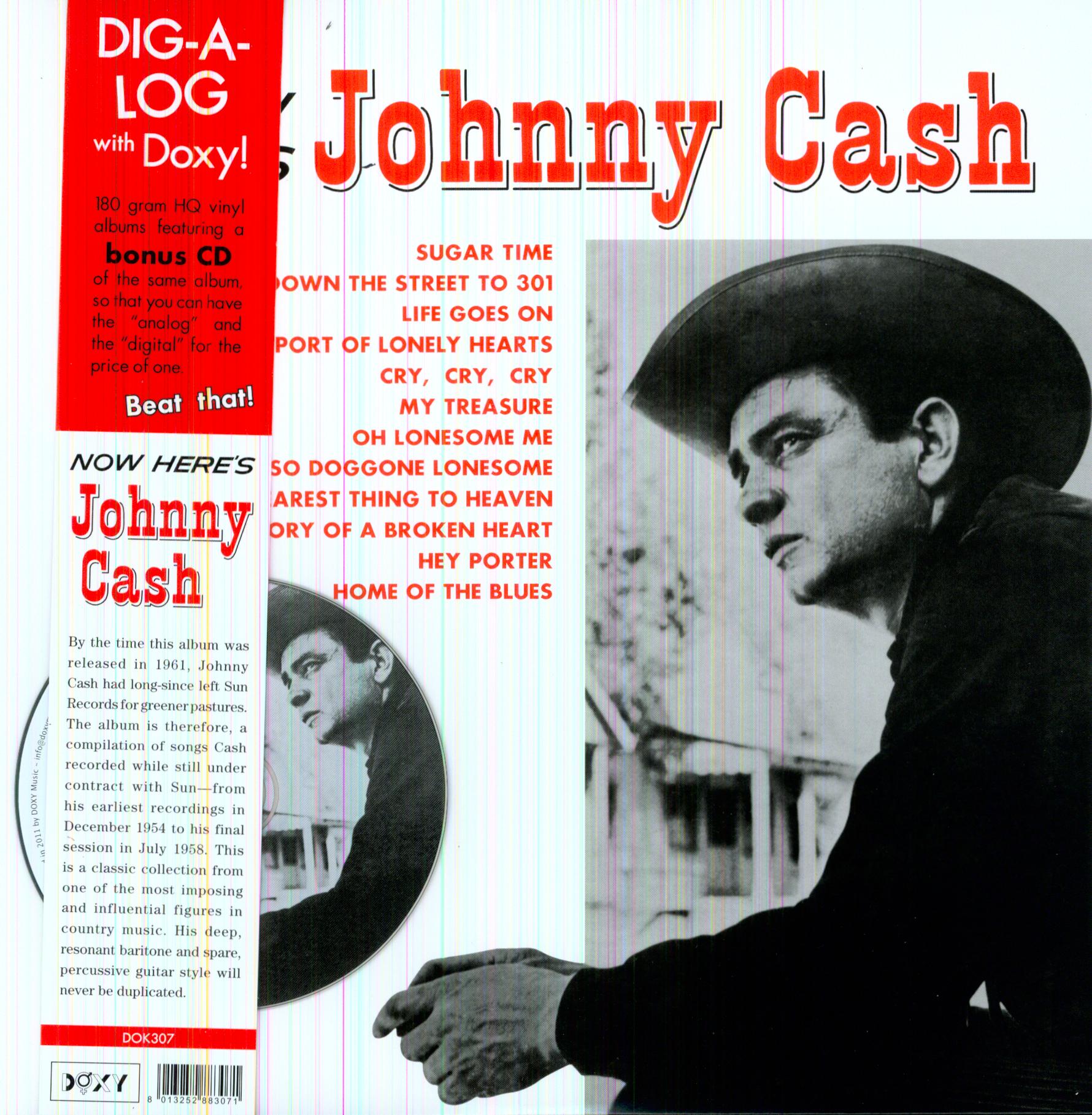 NOW HERE'S JOHNNY CASH (W/CD) (OGV) (REIS)