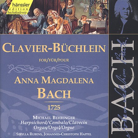 CLAVIER BOOK FOR ANNA MAGDALENA BACH 1725