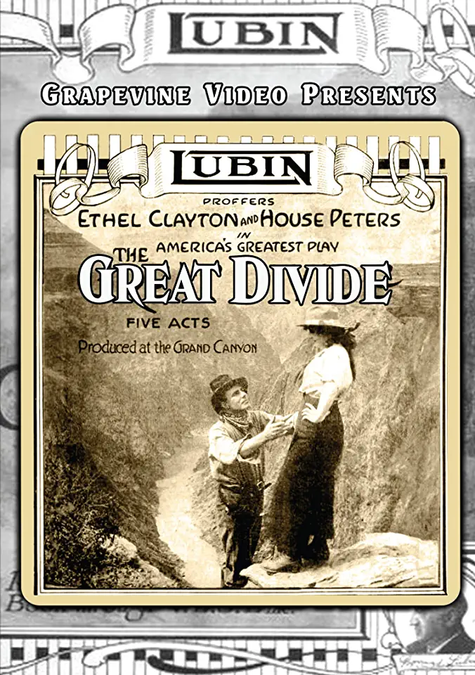 GREAT DIVIDE (1915) + FIVE LUBIN SHORT SUBJECTS