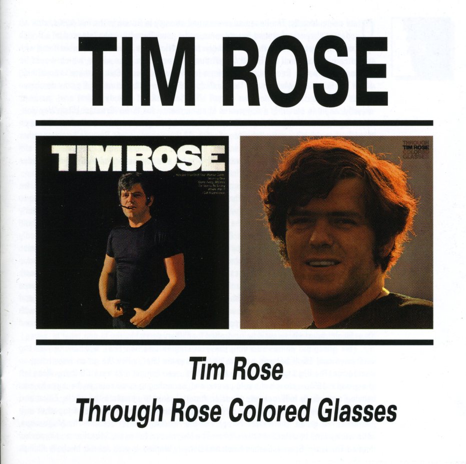TIM ROSE & THROUGH ROSE COLOURED GLASSES