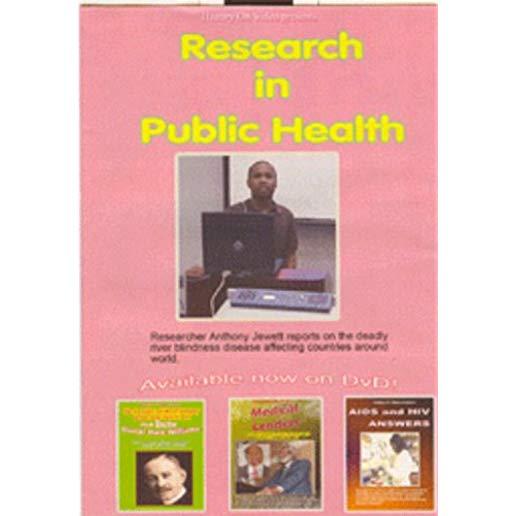 RESEARCH IN PUBLIC HEALTH WITH ANTHONY JEWETT