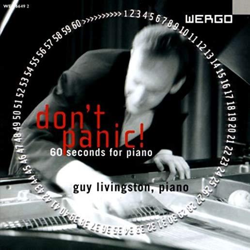 DON'T PANIC 60 SECONDS FOR PIANO / VARIOUS