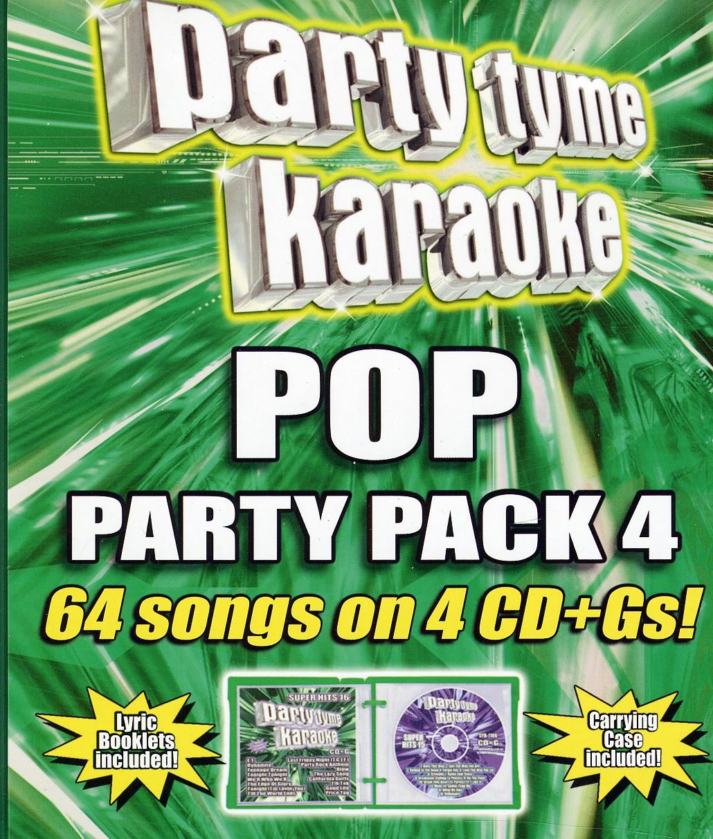 PARTY TYME KARAOKE: POP PARTY PACK 4 / VARIOUS