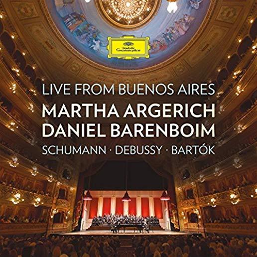 LIVE FROM BUENOS AIRES (SCHUMANN/DEBUSSY/BARKTOK)