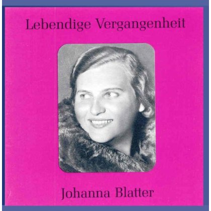 LEGENDARY VOICES: JOHANNA BLATTER