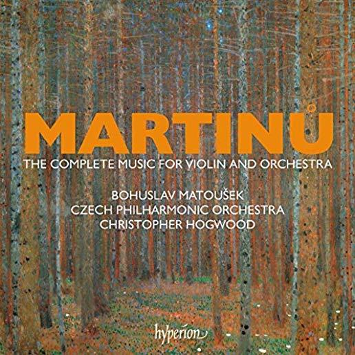MARTINU: THE COMPLETE MUSIC FOR VIOLIN & ORCHESTRA