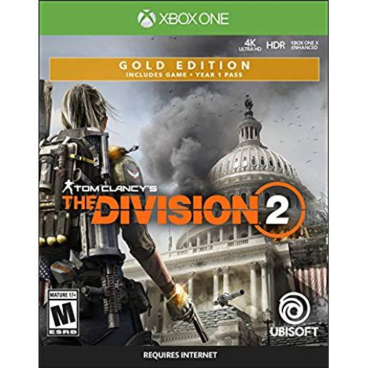 XB1 TOM CLANCY'S THE DIVISION 2 GOLD STEELBOOK ED