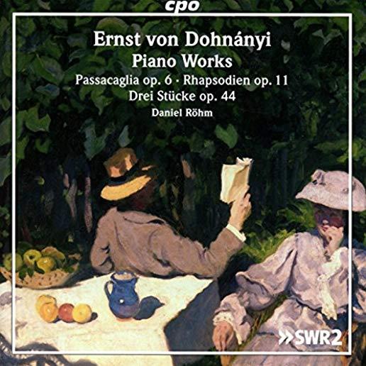 ERNST VON DOHNANYI: PIANO WORKS