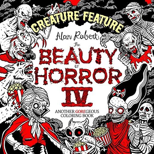 BEAUTY OF HORROR 4 CREATURE FEATURE COLORING BOOK