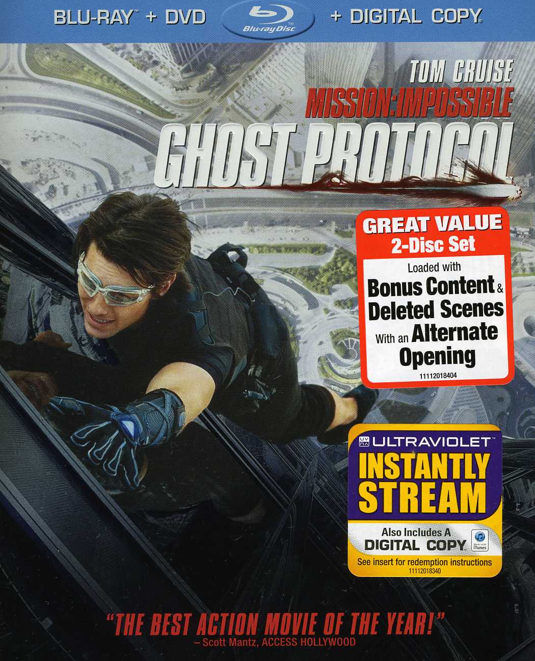 MISSION: IMPOSSIBLE GHOST PROTOCOL (2PC) (W/DVD)