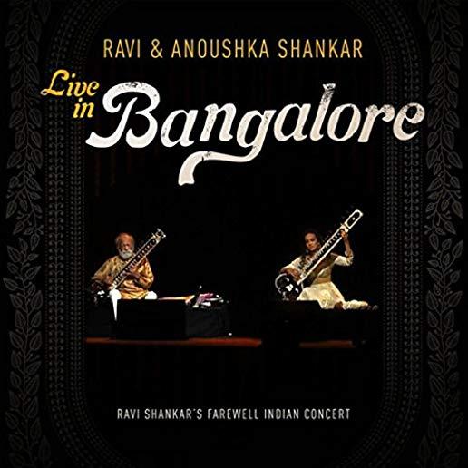 RAVI & ANOUSHKA SHANKAR LIVE IN BANGALORE (W/DVD)
