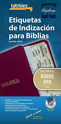Spa-Spanish Gold-Edged Bible I: Spanish Classic Gold-Edged Bible Tabs