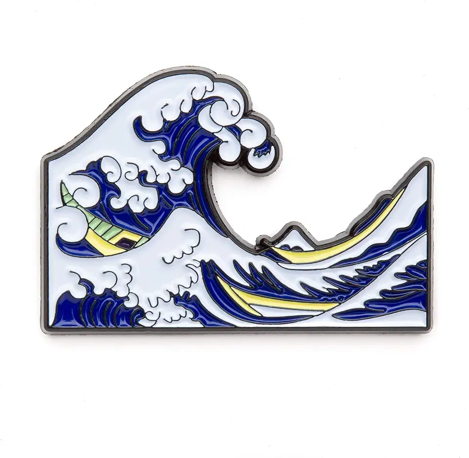 Pin - Great Wave - Hokusai