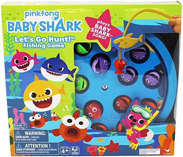 Pinkfong Baby Shark Let's Go Hunt Fishing Game - Plays the Baby Shark Song [With Battery]