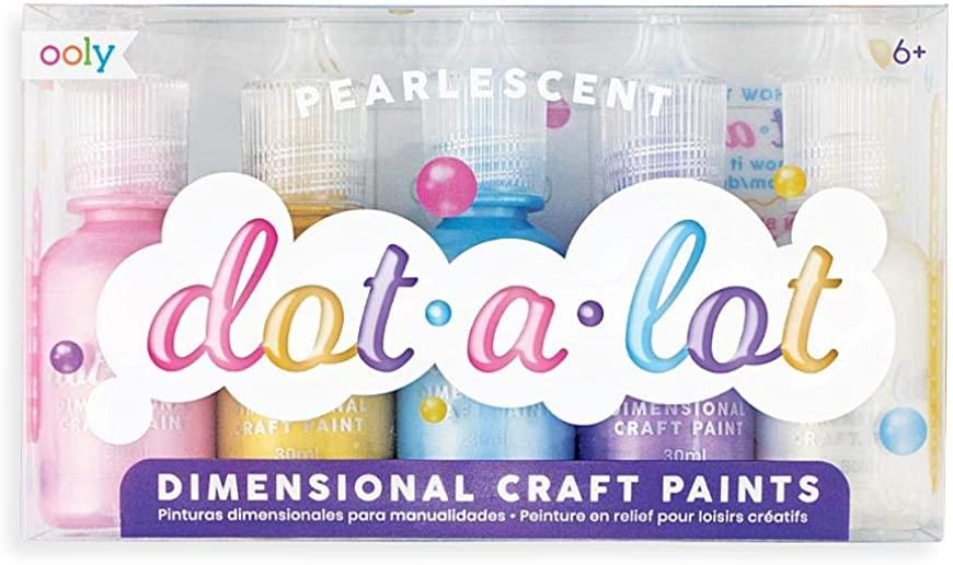 Dot-A-Lot Craft Paint - Pearlescent - Set of 5