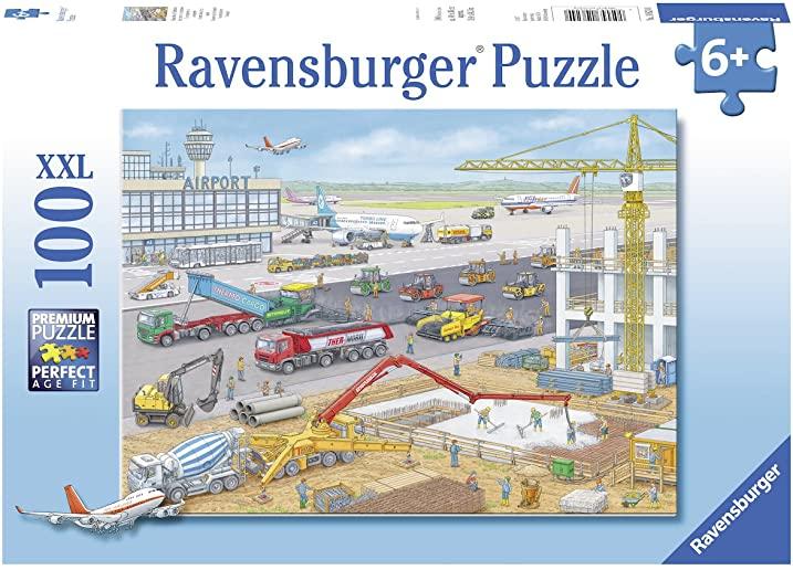 Construction at the Airport 100 PC Puzzle