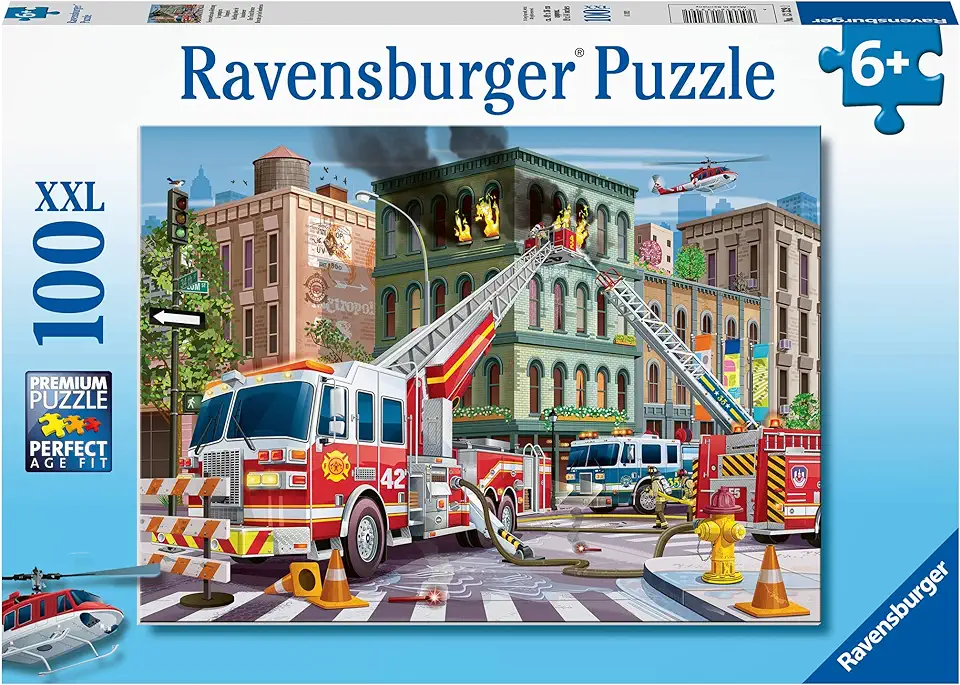 Fire Truck Rescue 100 PC Puzzle