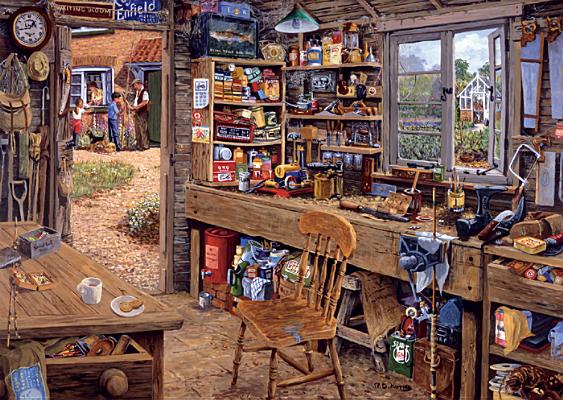 Dads Shed 500 Piece Large-Puzz