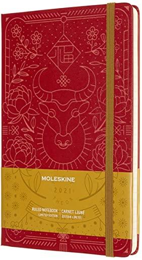 Moleskine Limited Edition Notebook Year of the Ox, Large, Red, Ruled (5 X 8.25)