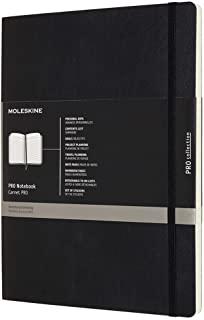 Moleskine Professional Notebook, XL, Black, Soft Cover (7.5 X 9.75)