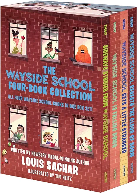 The Wayside School 4-Book Box Set: Sideways Stories from Wayside School, Wayside School Is Falling Down, Wayside School Gets a Little Stranger, Waysid
