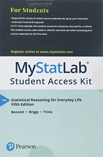 Mylab Statistics with Pearson Etext -- 24 Month Standalone Access Card -- For Statistical Reasoning for Everyday Life