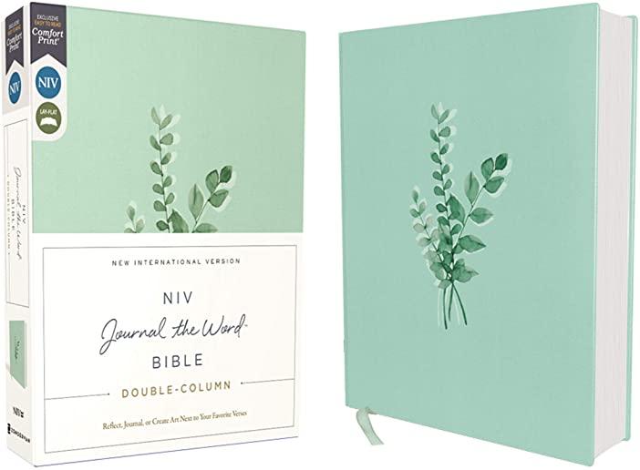 Niv, Journal the Word Bible, Double-Column, Cloth Over Board, Teal, Red Letter Edition, Comfort Print: Reflect, Take Notes, or Create Art Next to Your