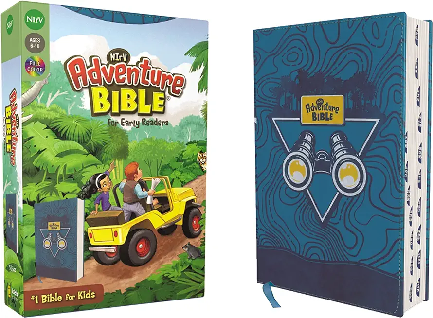 Nirv, Adventure Bible for Early Readers, Leathersoft, Blue, Full Color, Thumb Indexed Tabs