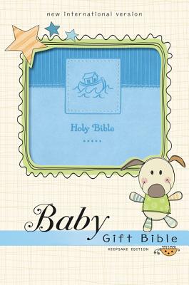 Niv, Baby Gift Bible, Holy Bible, Leathersoft, Blue, Red Letter Edition, Comfort Print: Keepsake Edition