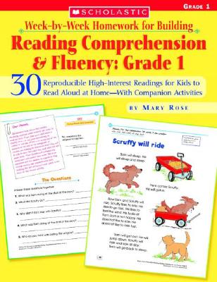 Week-By-Week Homework for Building Reading Comprehension & Fluency: Grade 1: 30 Reproducible High-Interest Readings for Kids to Read Aloud at Home--Wi
