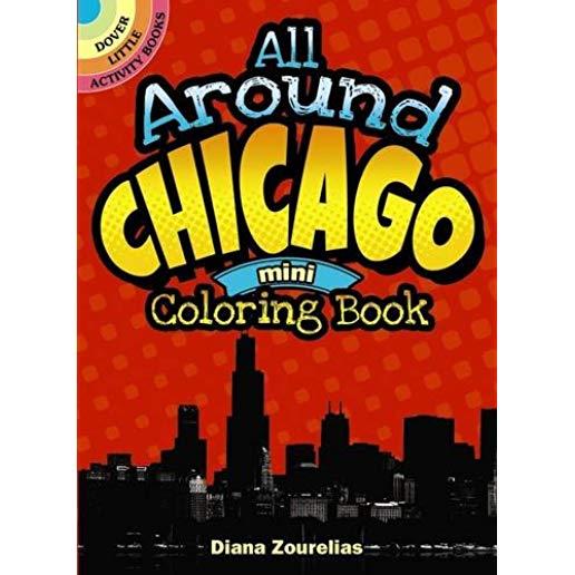 All Around Chicago Mini Coloring Book