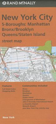 Rand McNally New York City 5 Boroughs, New York Street Map: Manhattan/Bronx/Brooklyn/Queens/Staten Island