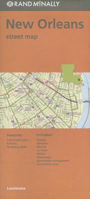Folded Map New Orleans/Hammond/Ponchat La Streets