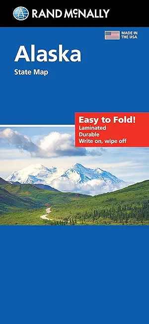 Rand McNally Easy to Fold: Alaska State Laminated Map