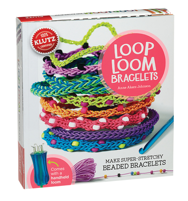 Loop Loom Bracelets: Make Super-Stretchy Beaded Bracelets [With Instruction Book and 34 Yds of Cord, Loop Loom Tool, Crochet Hook and 350 Beads and 3