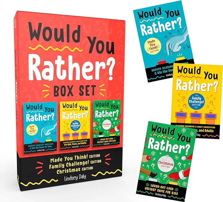 Would You Rather? Box Set: 3 Book Bundle for Ages 8-12 (Perfect Christmas Gift and Stocking Stuffer for Kids)