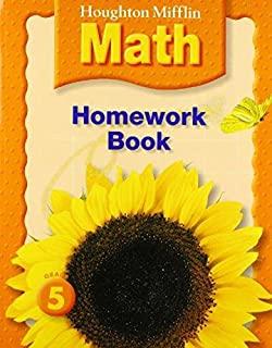 Houghton Mifflin Math: Homework Book (Consumable) Grade 5