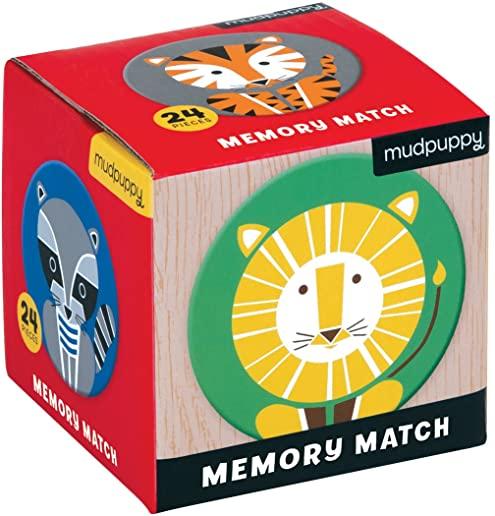Geometric Animals Mini Memory Match Game