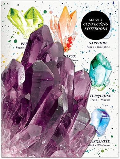 Crystals and Gems Connecting Notebook Set
