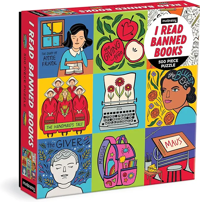 I Read Banned Books 500 Piece Family Puzzle