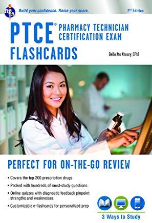 PTCE - Pharmacy Technician Certification Exam Flashcard Book + Online