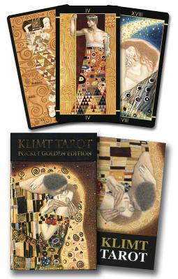 Golden Tarot of Klimt Mini Deck: Pocket Gold Edition