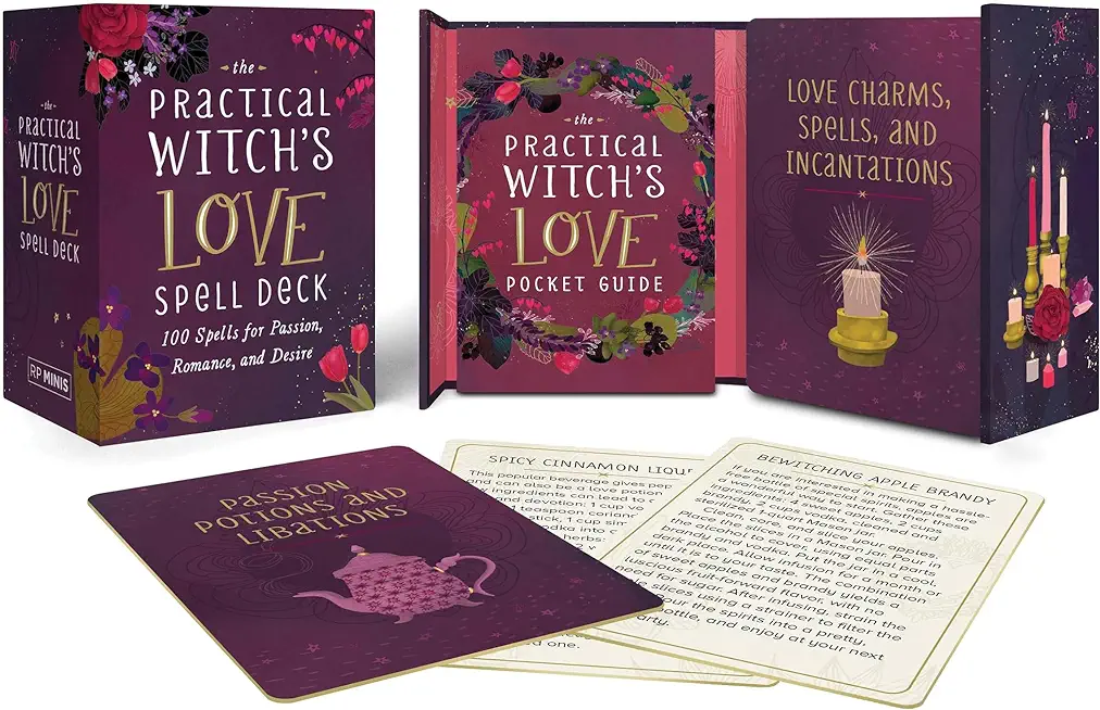 The Practical Witch's Love Spell Deck: 100 Spells for Passion, Romance, and Desire