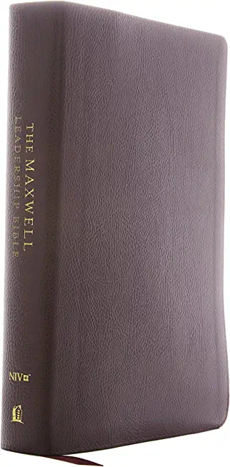 Niv, Maxwell Leadership Bible, 3rd Edition, Leathersoft, Black, Comfort Print