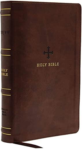 Nrsv, Catholic Bible, Standard Personal Size, Leathersoft, Brown, Comfort Print: Holy Bible